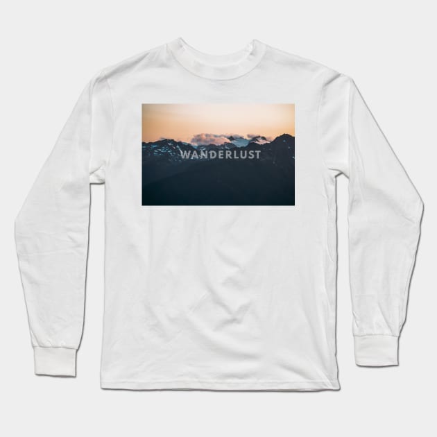 Wanderlust; Clouds covering hurricane ridge mountains Long Sleeve T-Shirt by Robtography